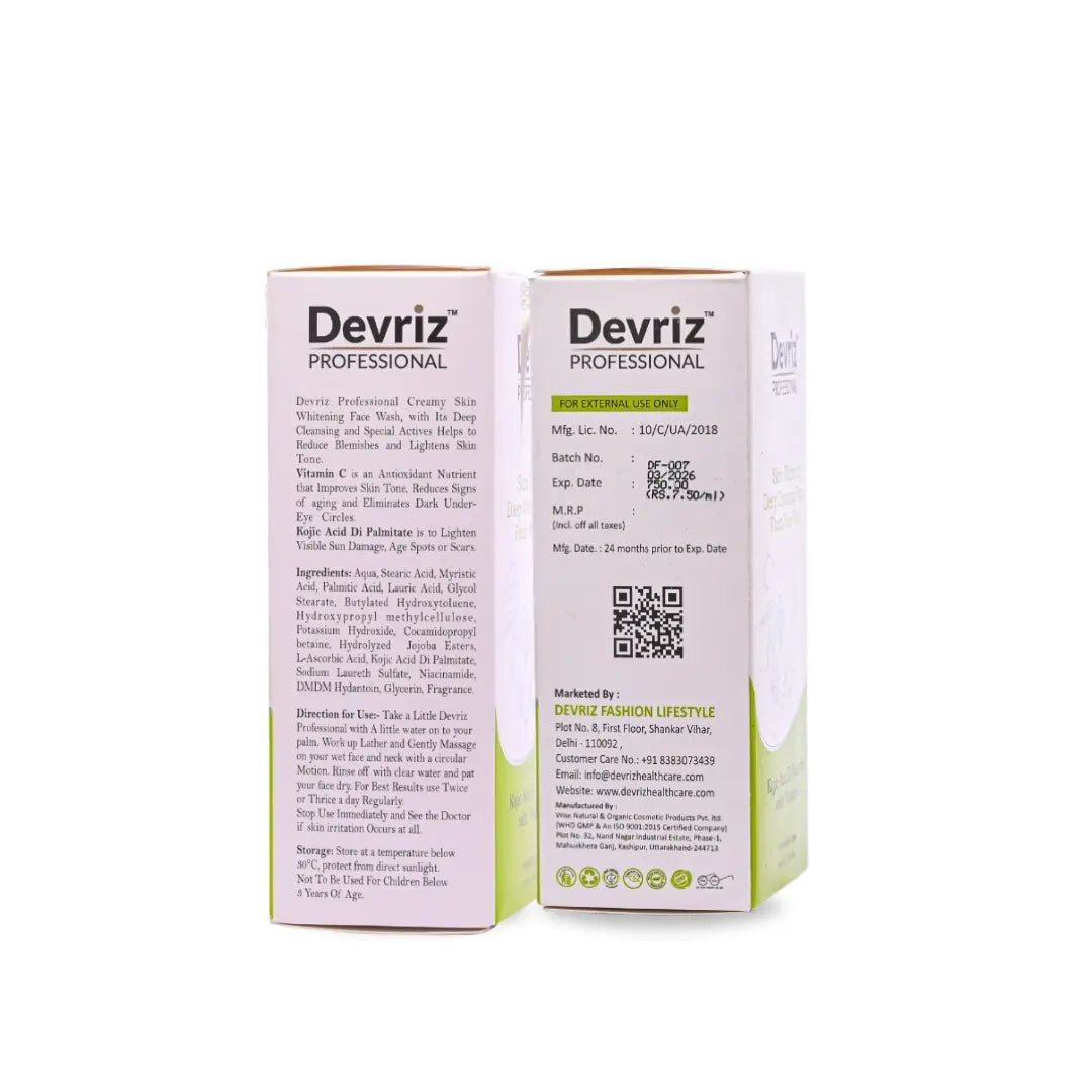 Face wash, Day Serum, And Sunscreen - Combo Kit Devriz Healthcare