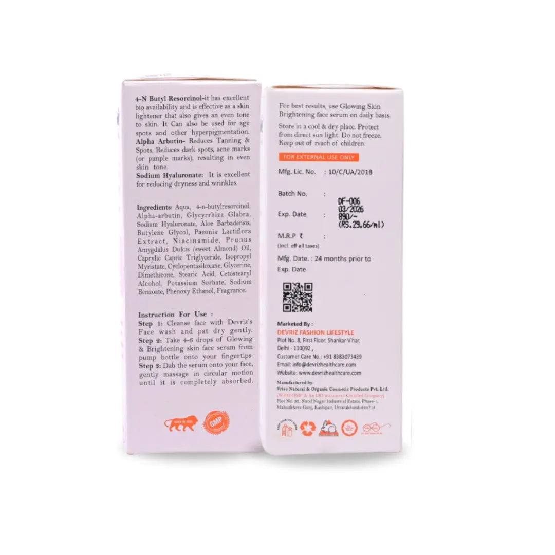 Face wash, Day Serum, And Sunscreen - Combo Kit Devriz Healthcare