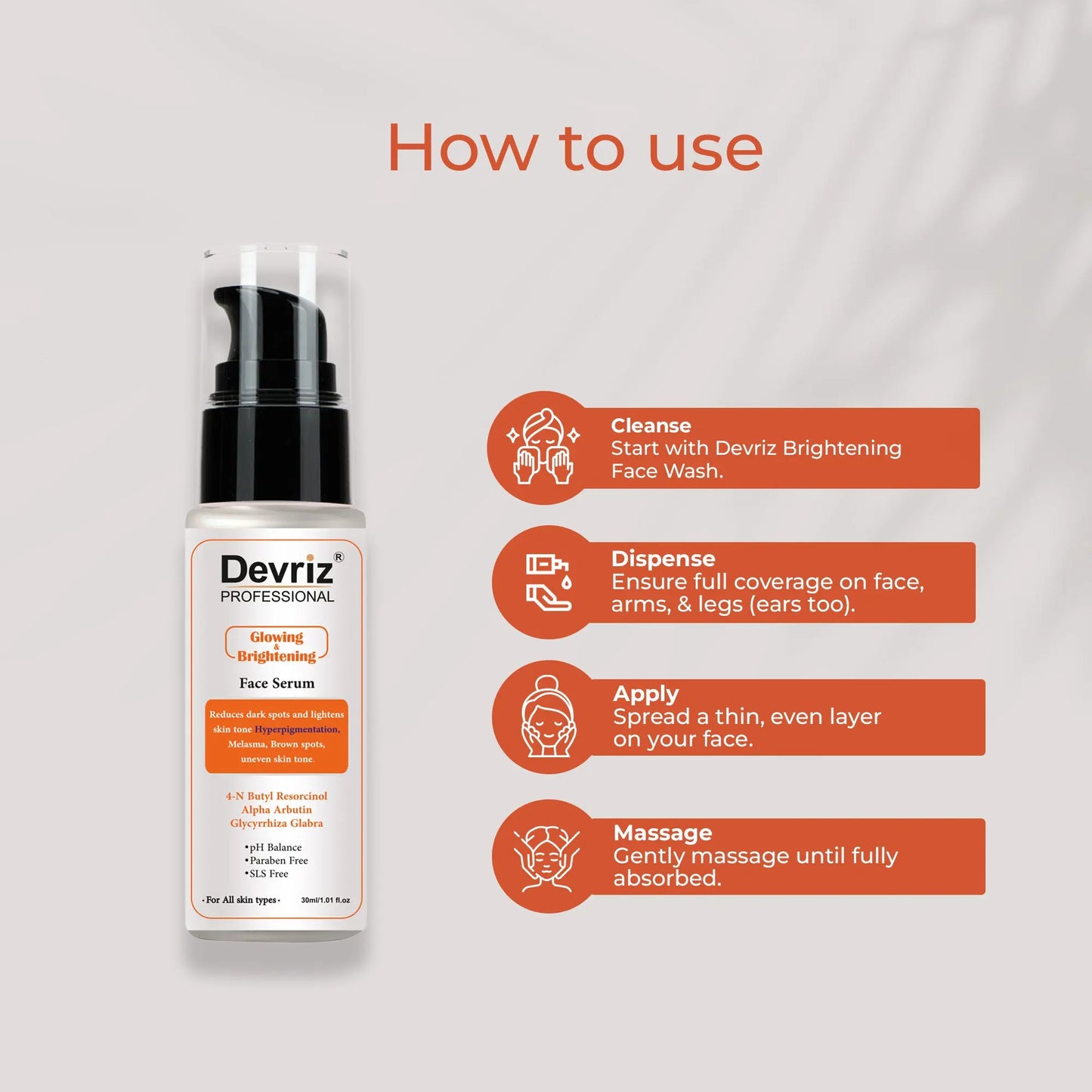 Skin brightening serum