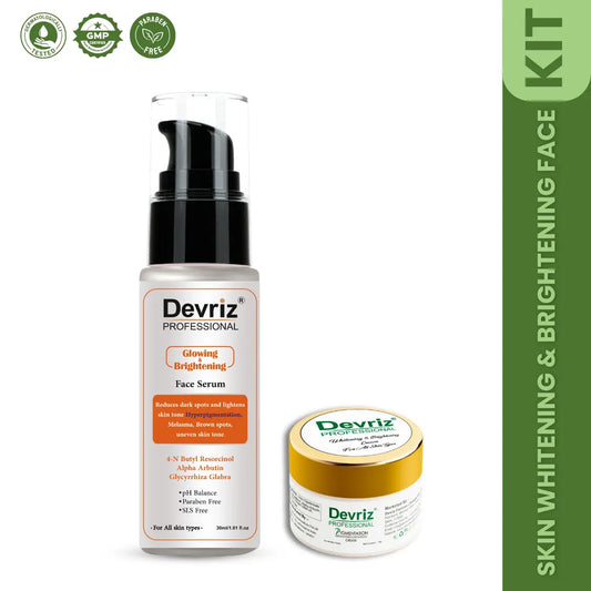 Skin Whitening and Brightening Kit Devriz Healthcare