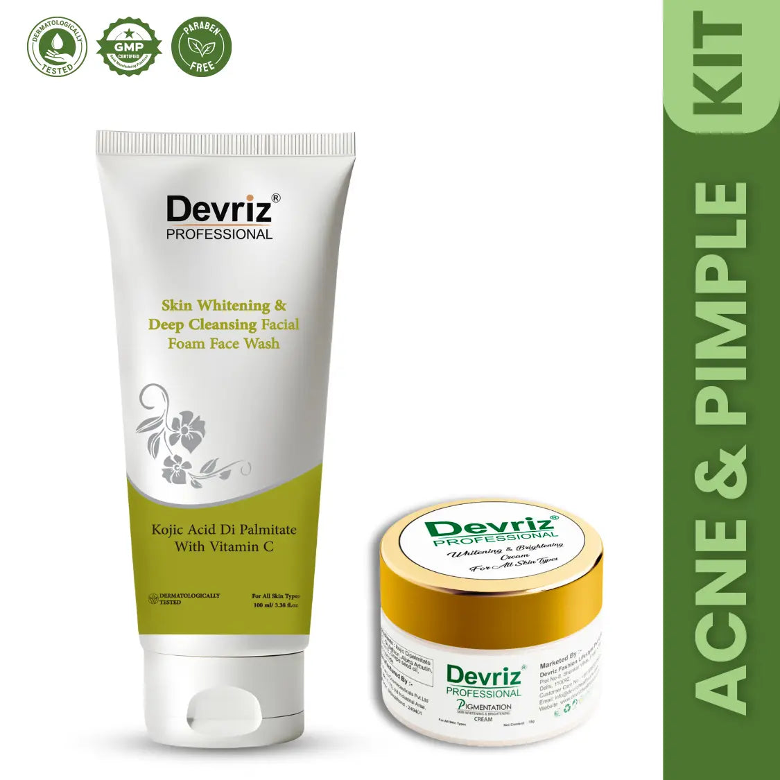 Acne and Pimple Kit Devriz Healthcare