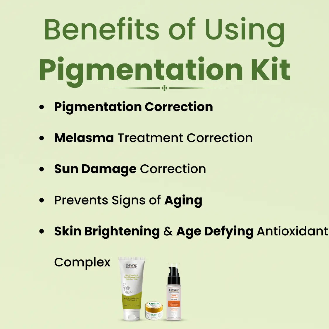 Pigmentation Treatment Kit Devriz Healthcare