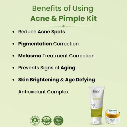 Acne and Pimple Kit Devriz Healthcare