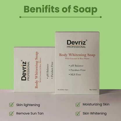 Body Whitening Soap Devriz Healthcare