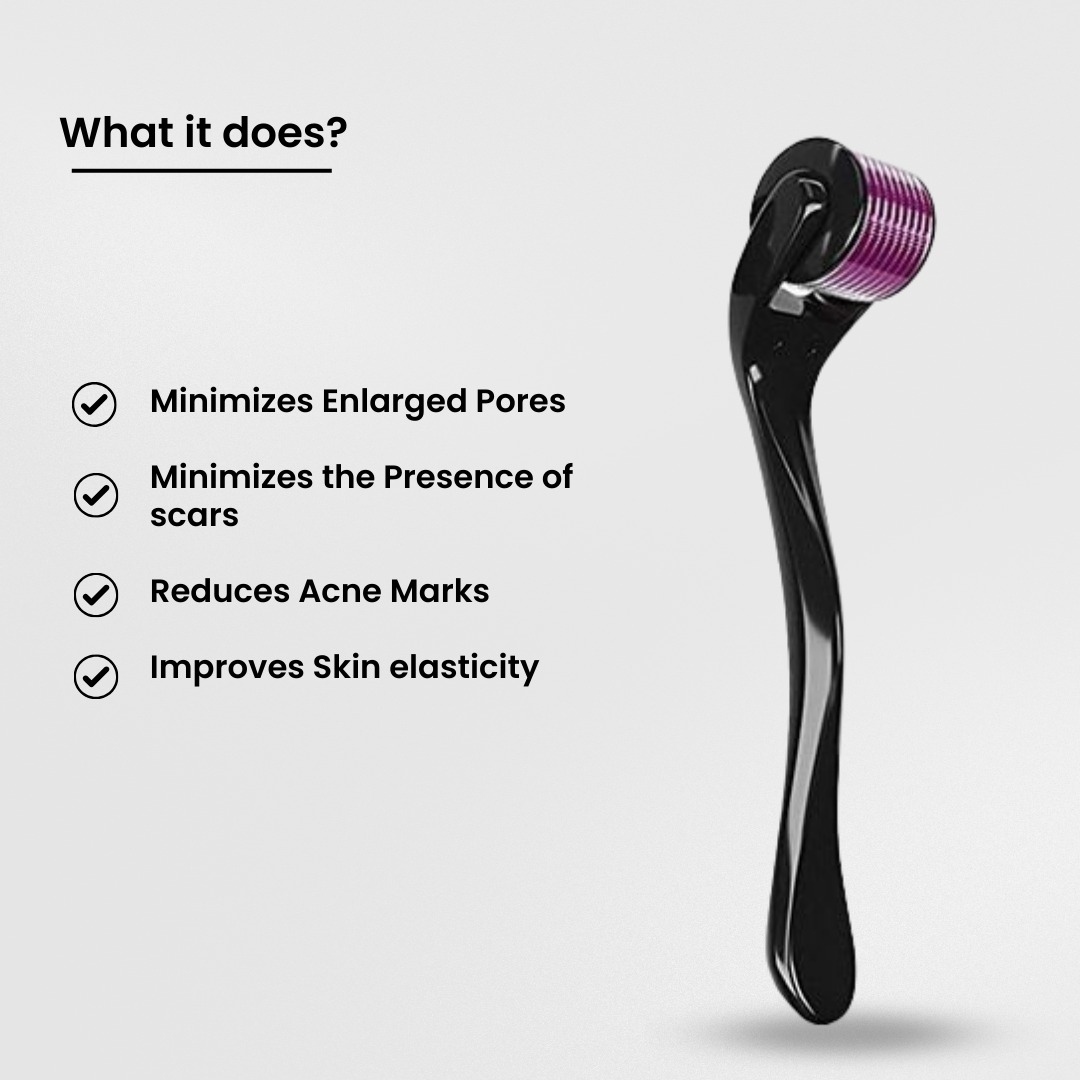 Devriz Derma Roller for Firmer, More Youthful Skin:Say Goodbye to Fine Lines and Wrinkles: