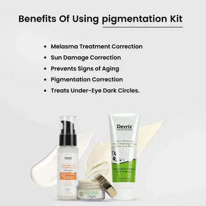 Benefits f using Pigmentation Kit