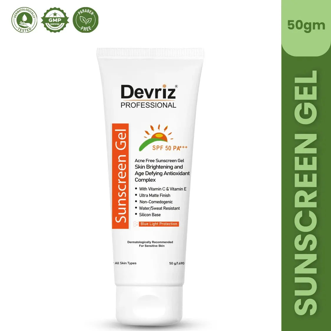 Sunscreen SPF 50 P+++ Gel