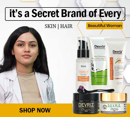 Devriz Healthcare Skin care and Hair care Products Banner