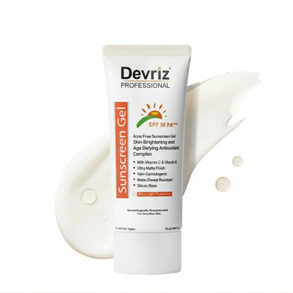 Sunscreen SPF 50 P+++ Gel Devriz Healthcare