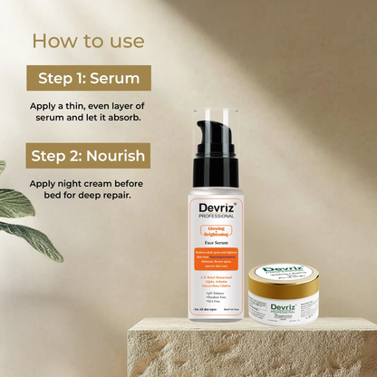 Skin Whitening and Brightening Kit Devriz Healthcare